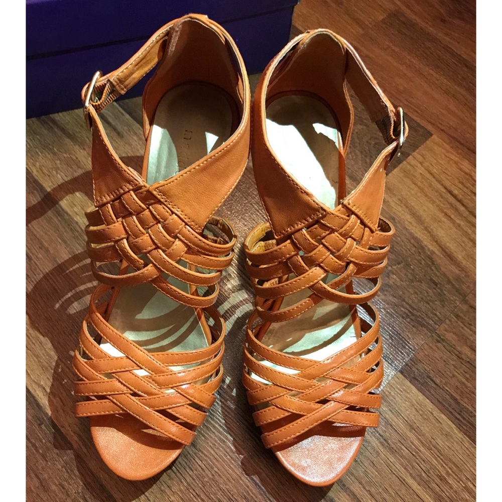 Madden Girl Kenyyaa Orange Sandals